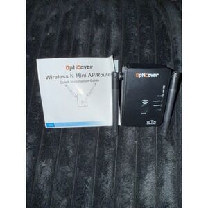 OPTICOVER WIRELESS-N Mini AP ROUTER, Instruct Double Your Wi-Fi Repeater Booster